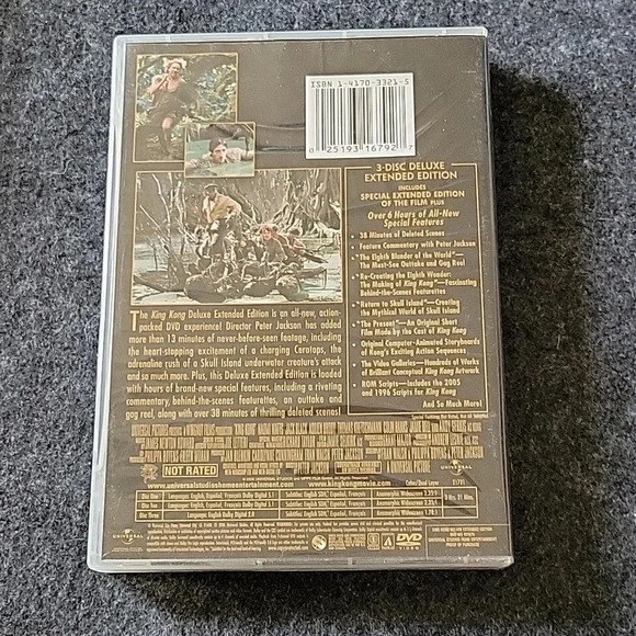 🌴3/$15🌴  King Kong 🦍🦍 Dvd Movie - Picture 6 of 6